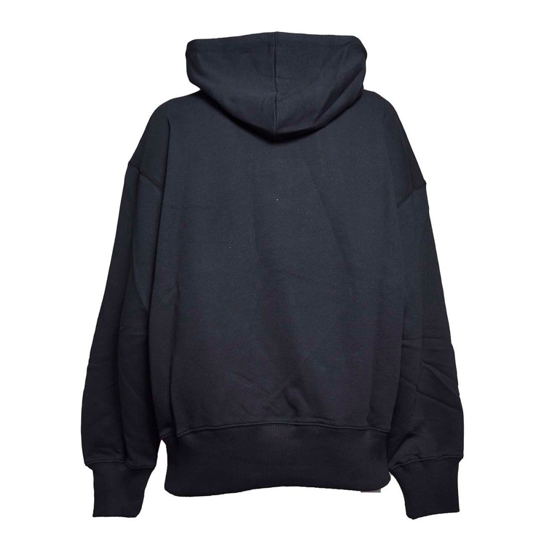 Msgm Black Cotton Hoodie