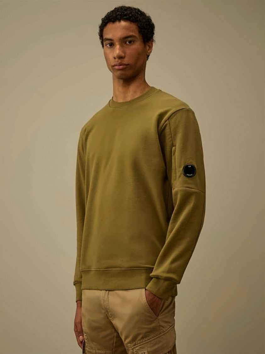 C.P. Company Raised Fleece Texture Crewneck Sweatshirt
