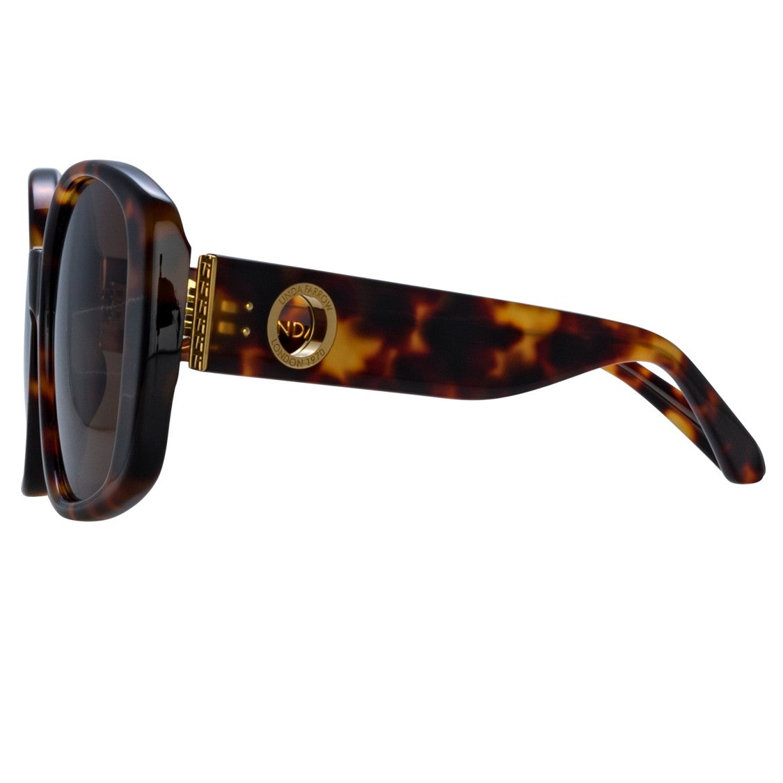 Linda Farrow Venus Oversized Sunglasses In