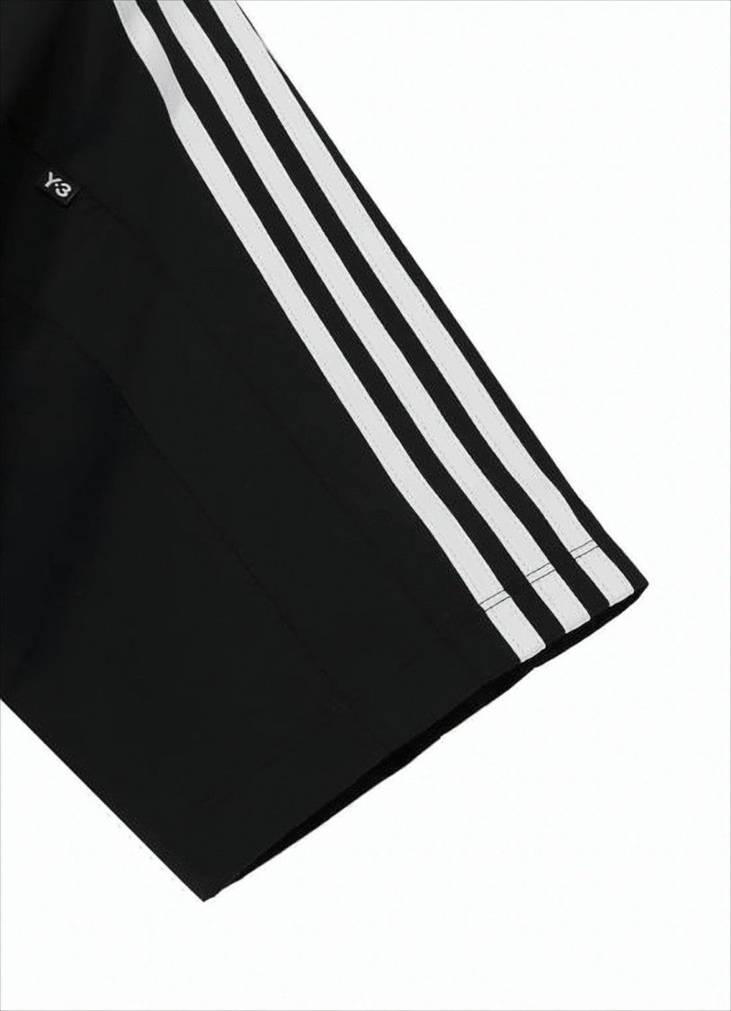 Y-3 Black Polo T-Shirt With Classic Collar