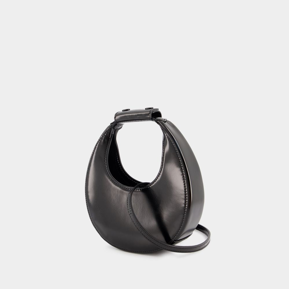 Staud Good Night Moon Purse - Leather - Black