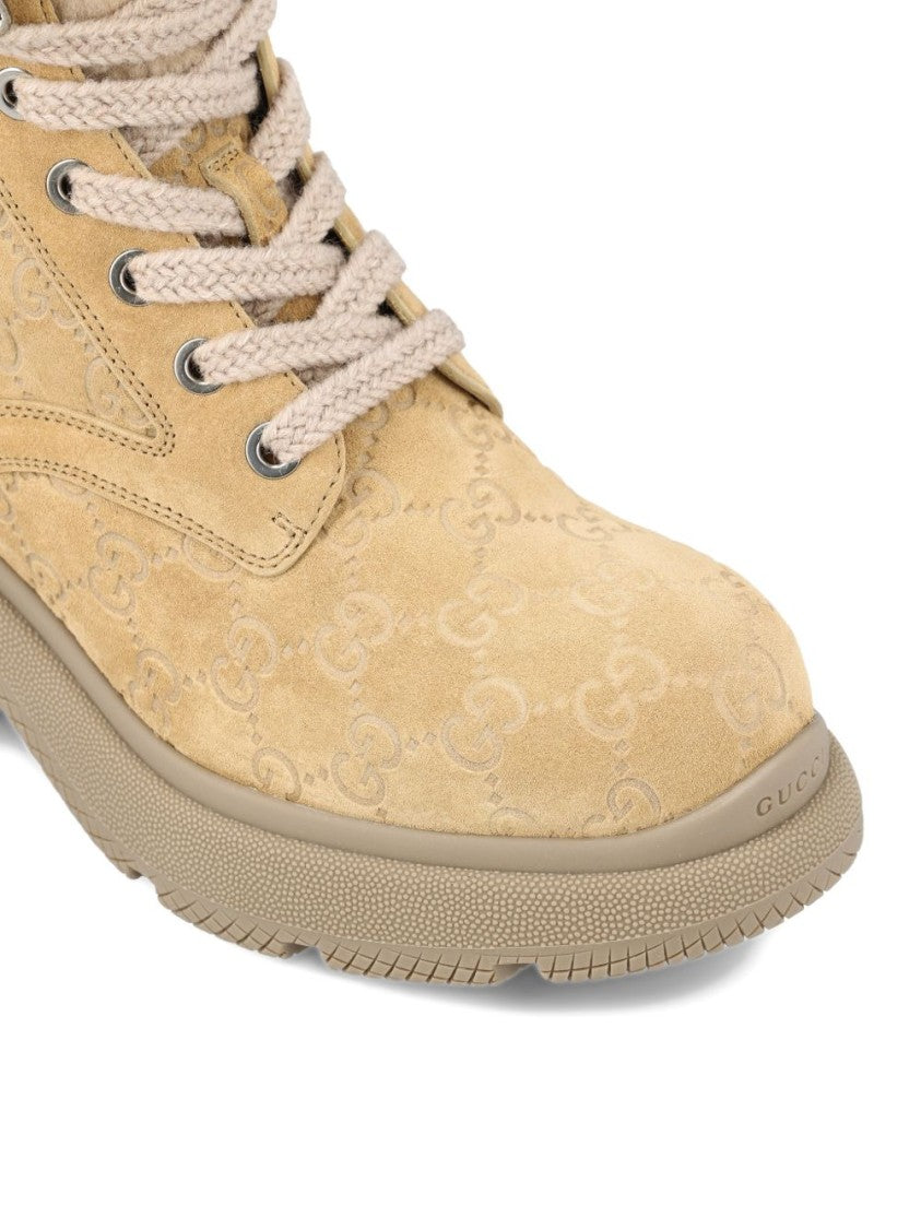 Gucci Lace-Up Ankle Boot