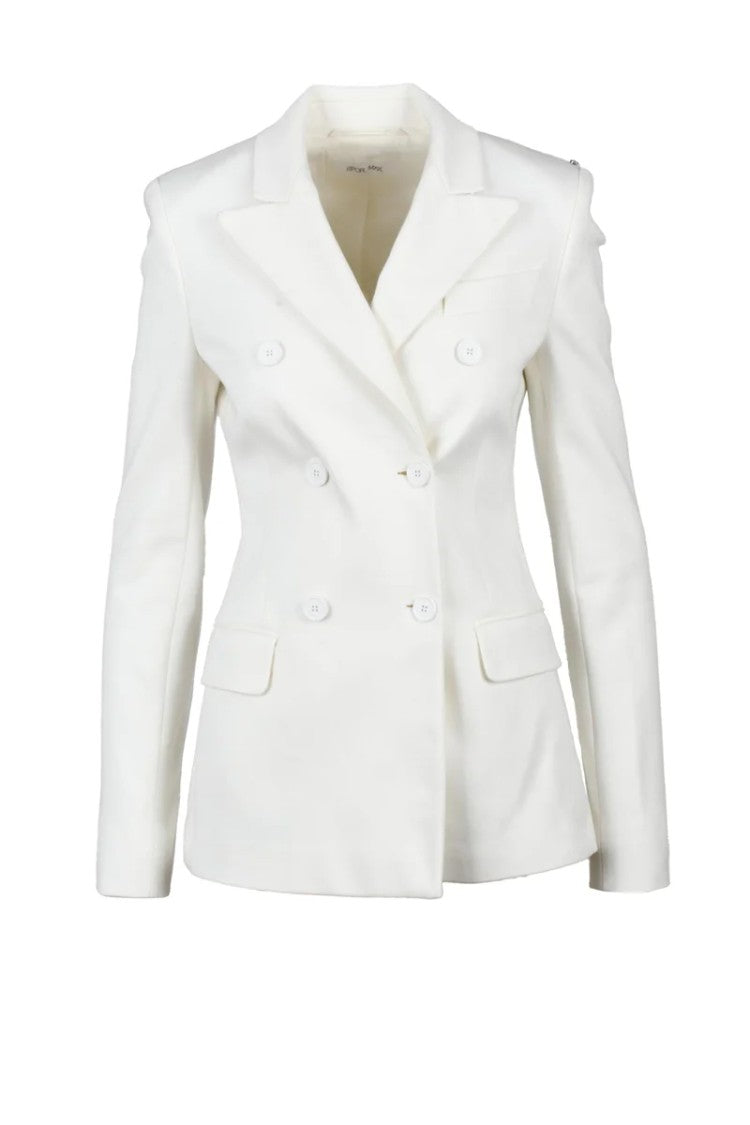 Sportmax Double-Breasted Jacket - White
