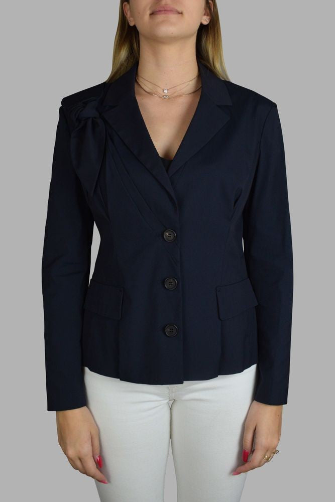 Prada Structured Bow-Detail Prada Jacket