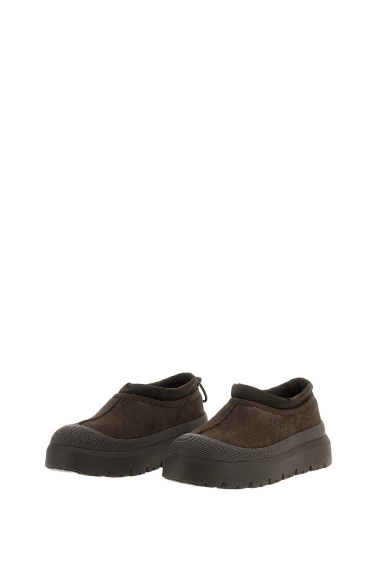Ugg Brown Tasman Weather Hybrid Waterproof Suede Clogs
