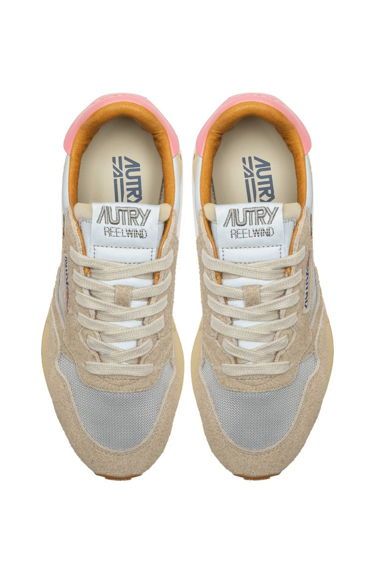 Autry Reelwind Suede Mesh Sneakers