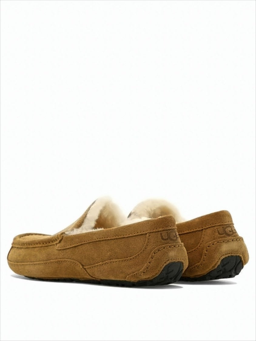 Ugg Suede Loafers With Plush Wool-Lyocell Lining