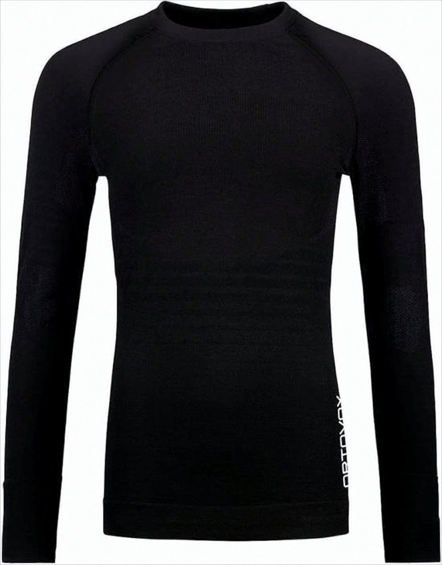 Ortovox Fitted Black Long-Sleeve Top With Minimalist Design