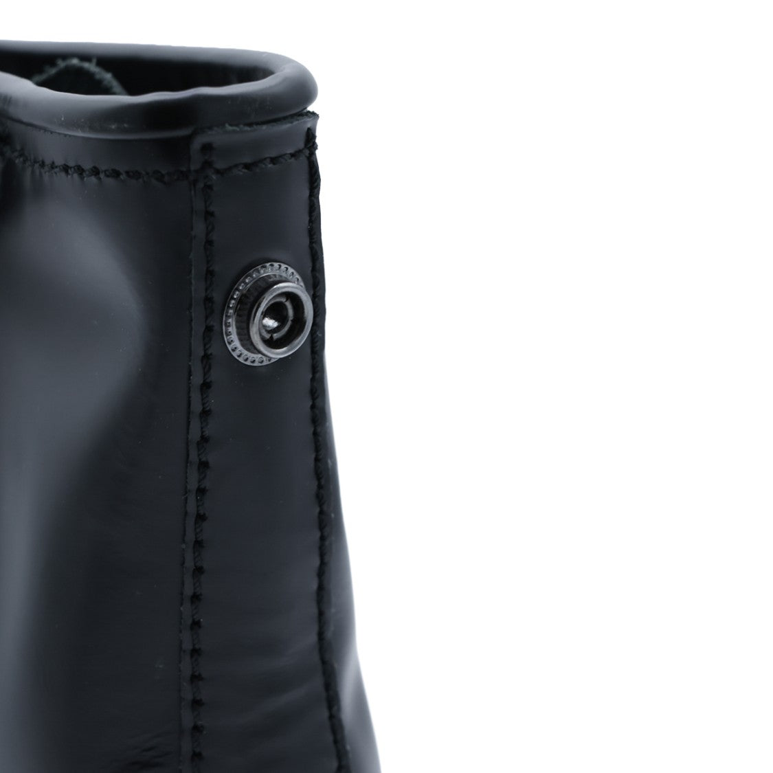 Premiata Black Embossed High-Ankle Lace-Up Boots
