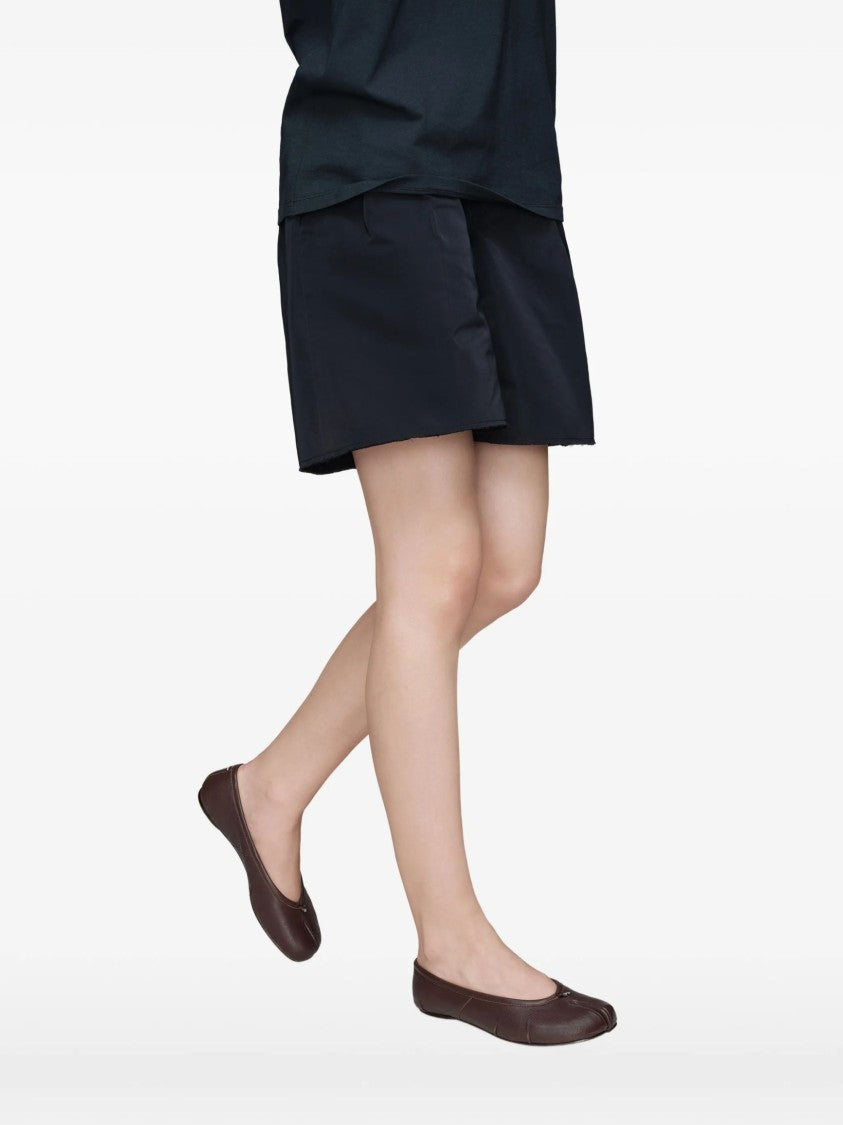 Maison Margiela Dark Brown Split-Toe Leather Flats