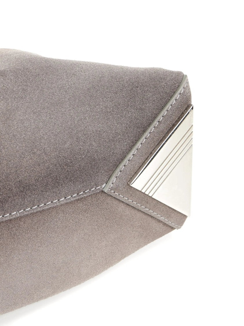 The Attico La Passeggiata Small Suede Handbag