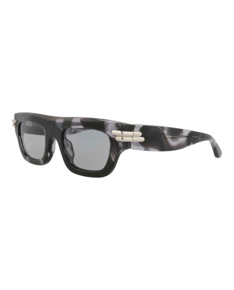 Bottega Veneta Square-Frame Recycled Acetate Sunglasses