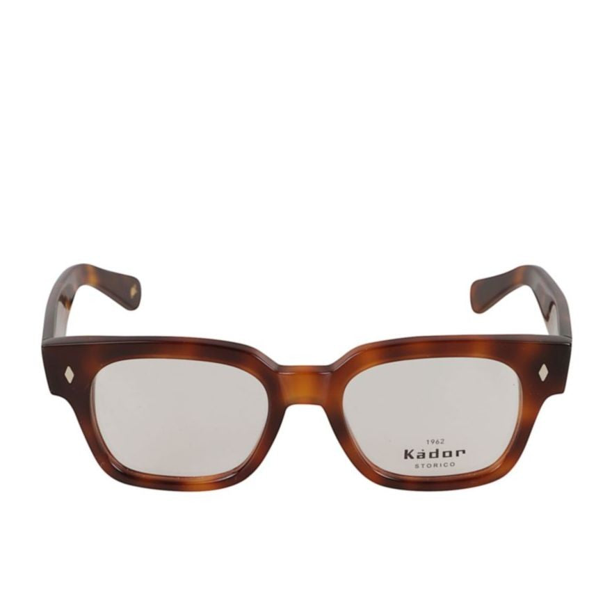 Kador Timeless 1962 Square Tortoiseshell Frame Sunglasses With Diamond Accents