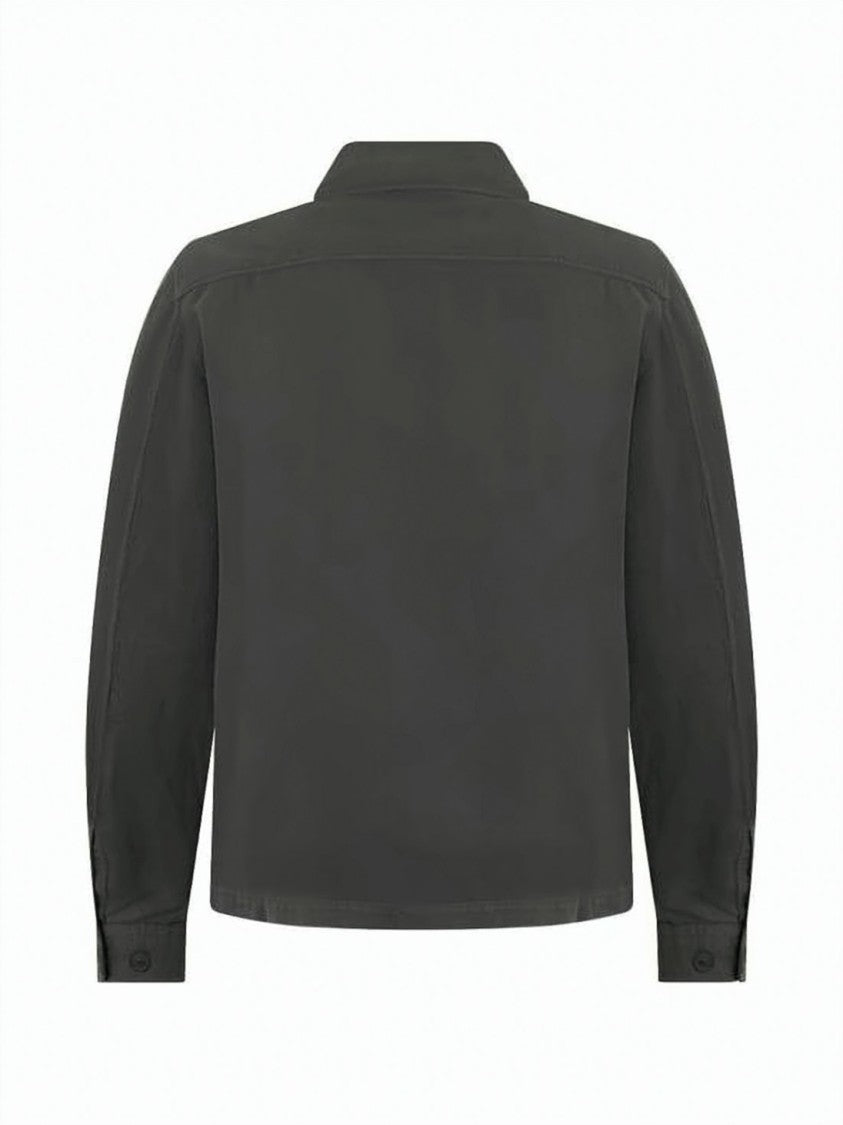 C.P. Company Long-Sleeve Button-Up Shirt With Flap And Patch Pockets