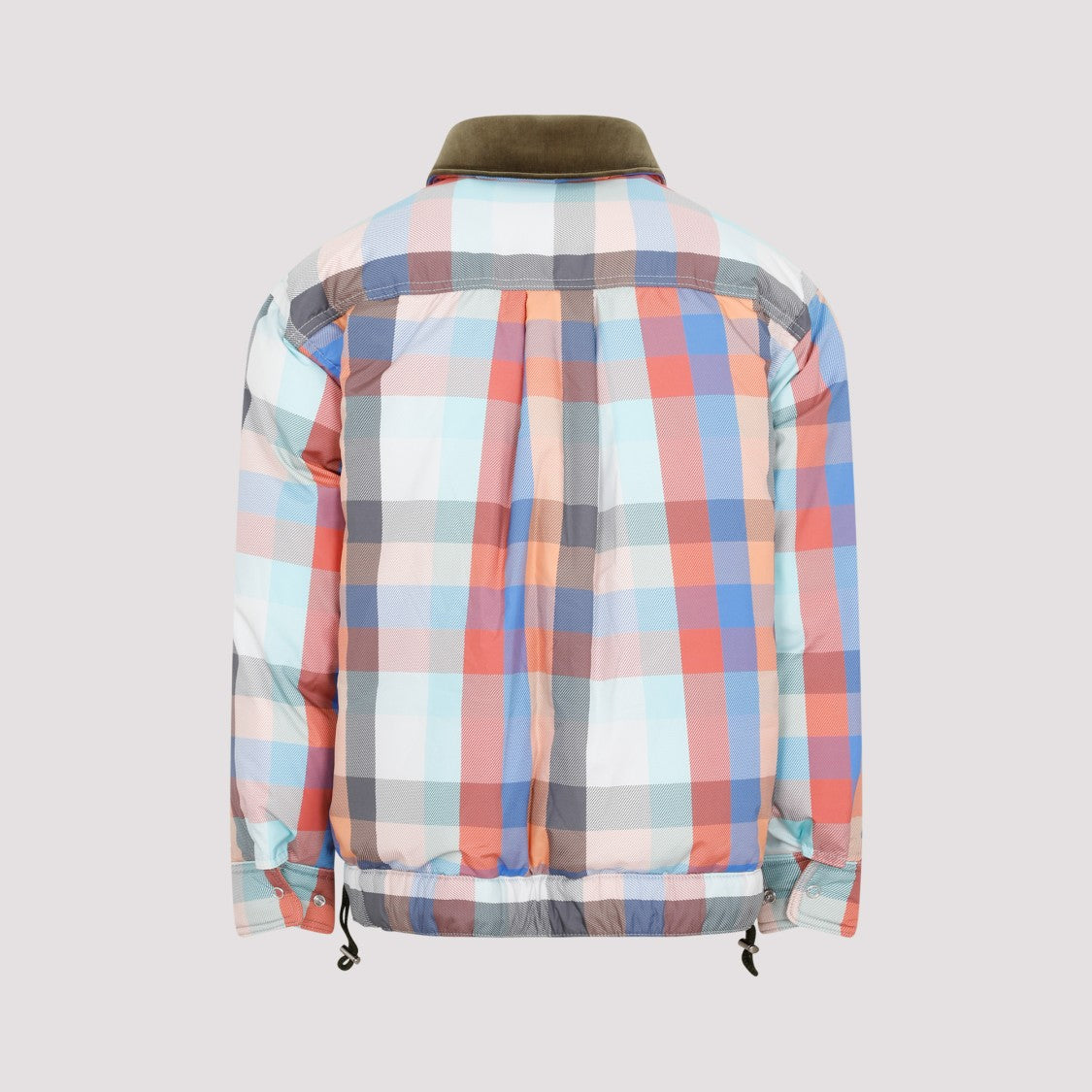 Sacai Multicolored Plaid Padded Blouson
