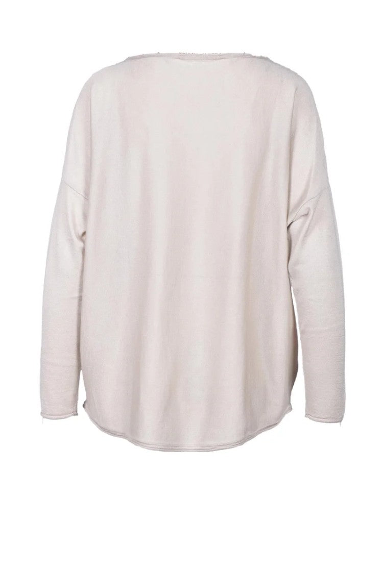 Wild Cashmere Silk And Cashmere Sweater - Beige