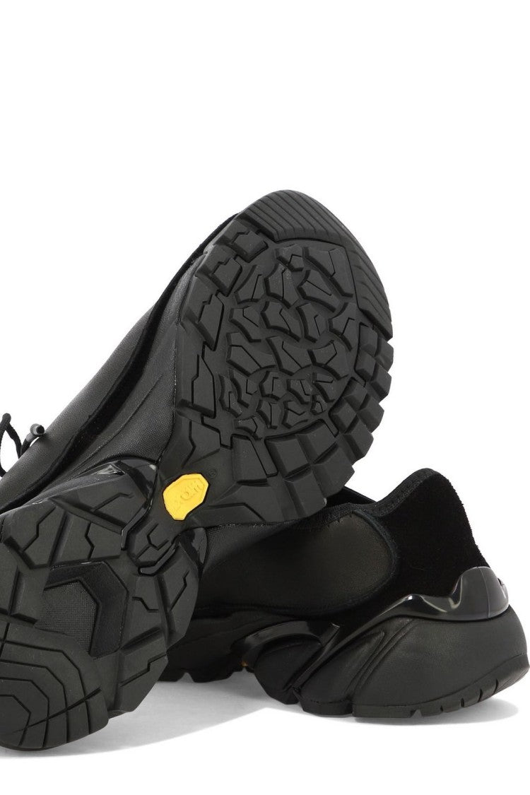 Our Legacy Black Sneakers With Suede Accents