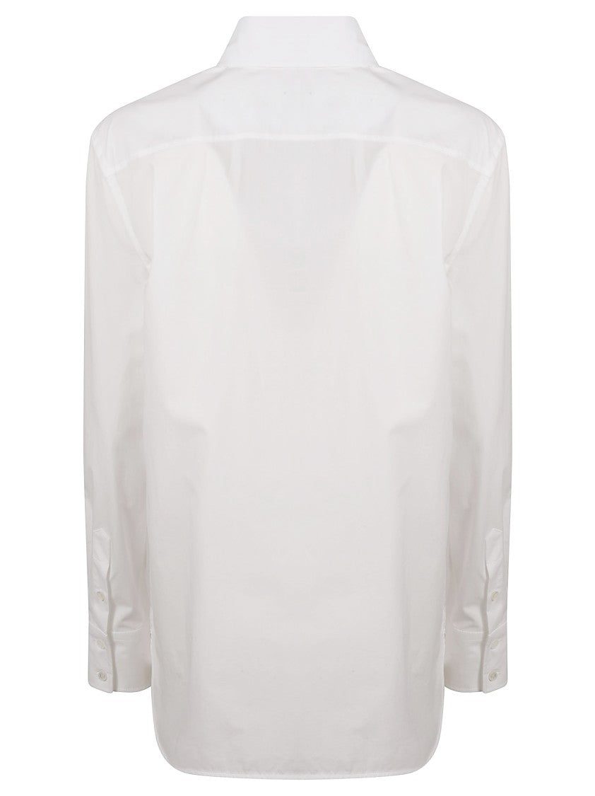 Valentino Garavani Tailored White Shirt With Embellished Collar