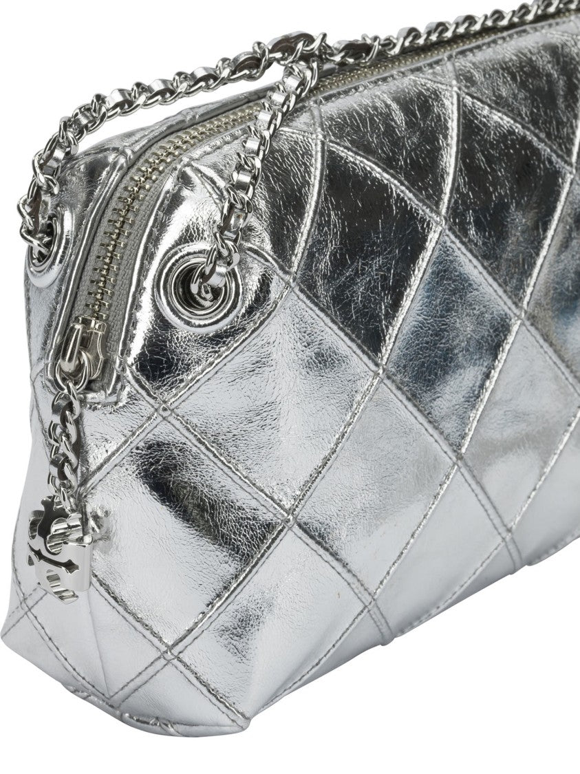 Tory Burch Quilted Metallic Leather Crossbody Bag