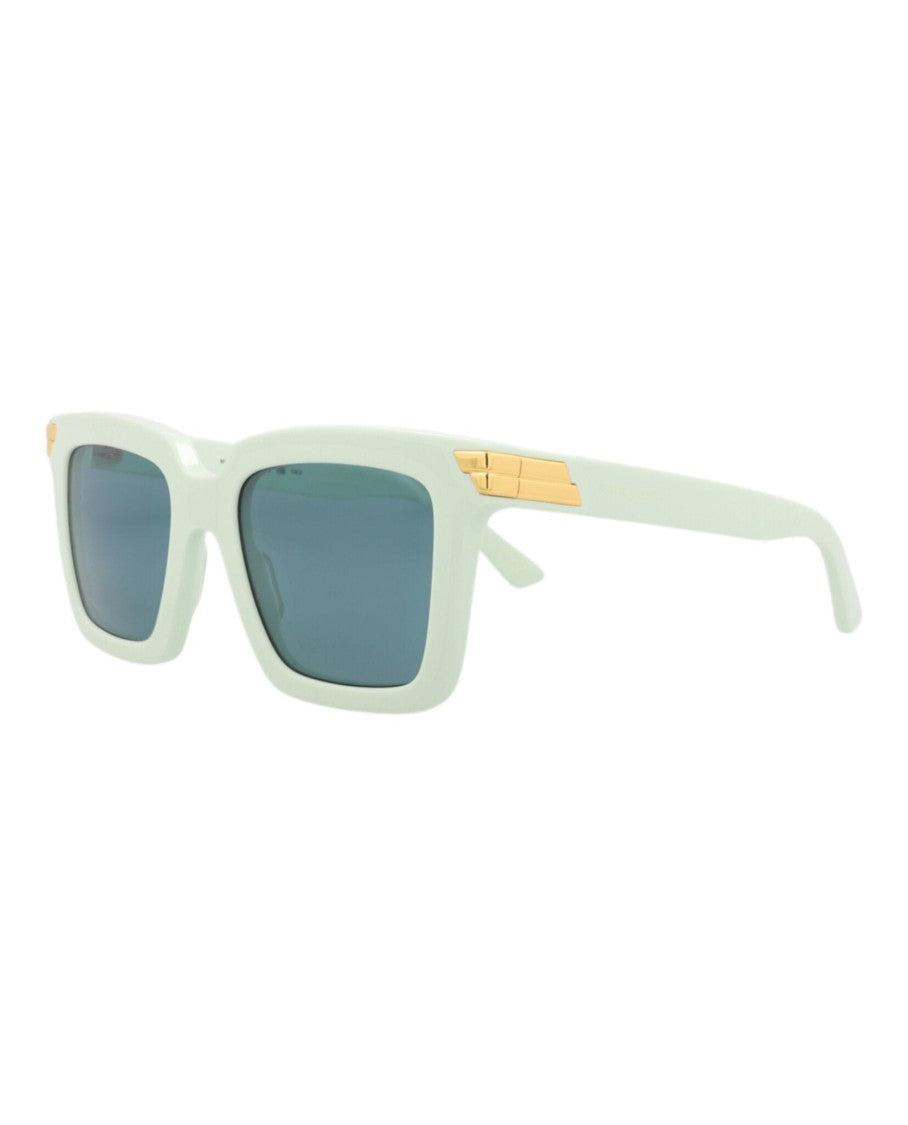Bottega Veneta Square-Frame Recycled Acetate Sunglasses With Gold Accents