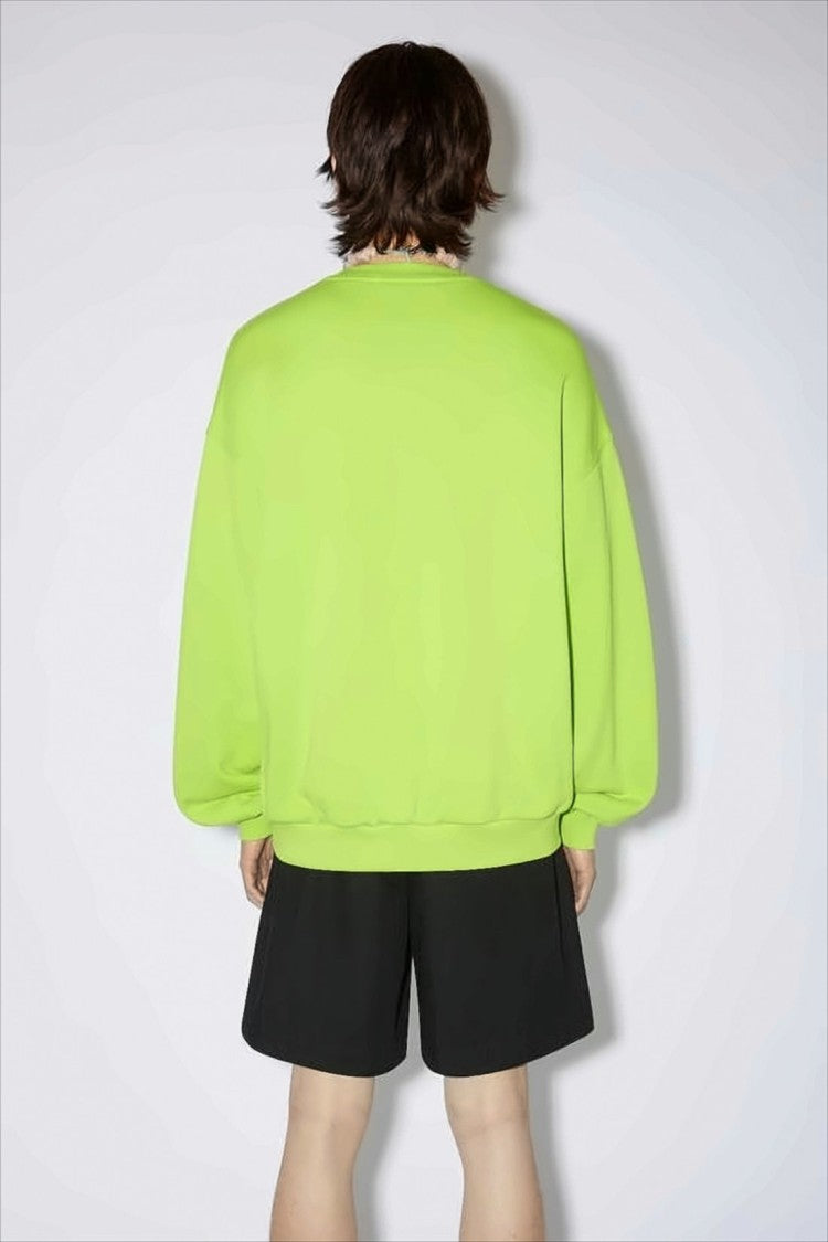 Acne Studios Bubble Graphic Long-Sleeve Sweatshirt With Ribbed Details