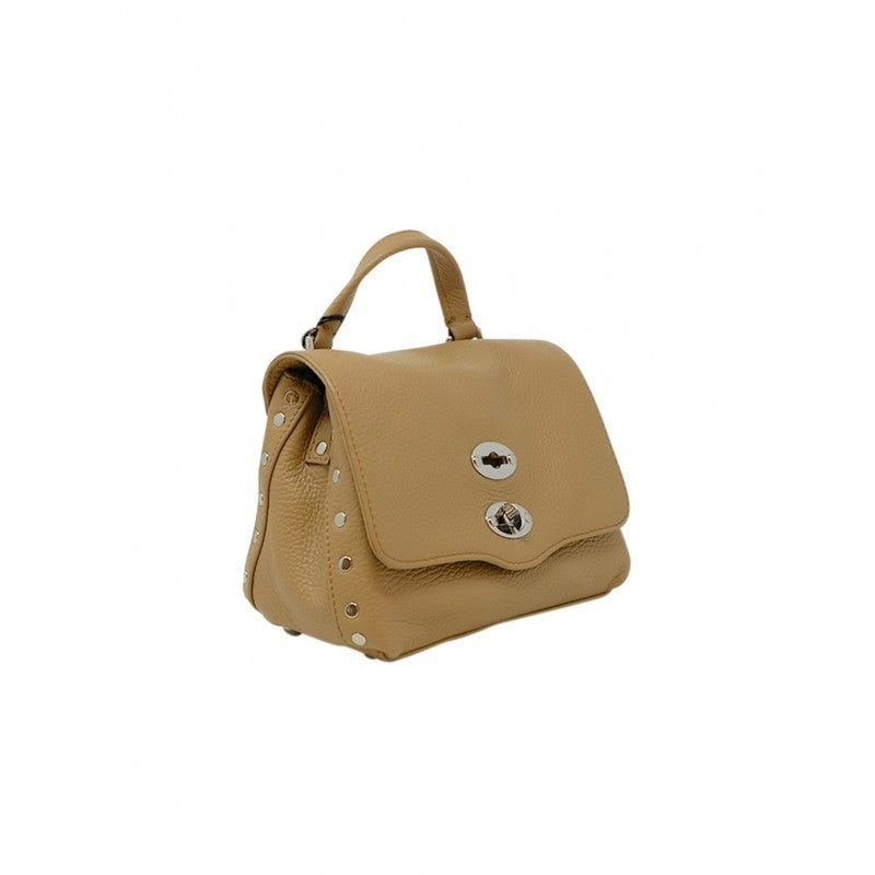 Zanellato Postina Daily Giorno Baby Cappuccino Leather Handbag