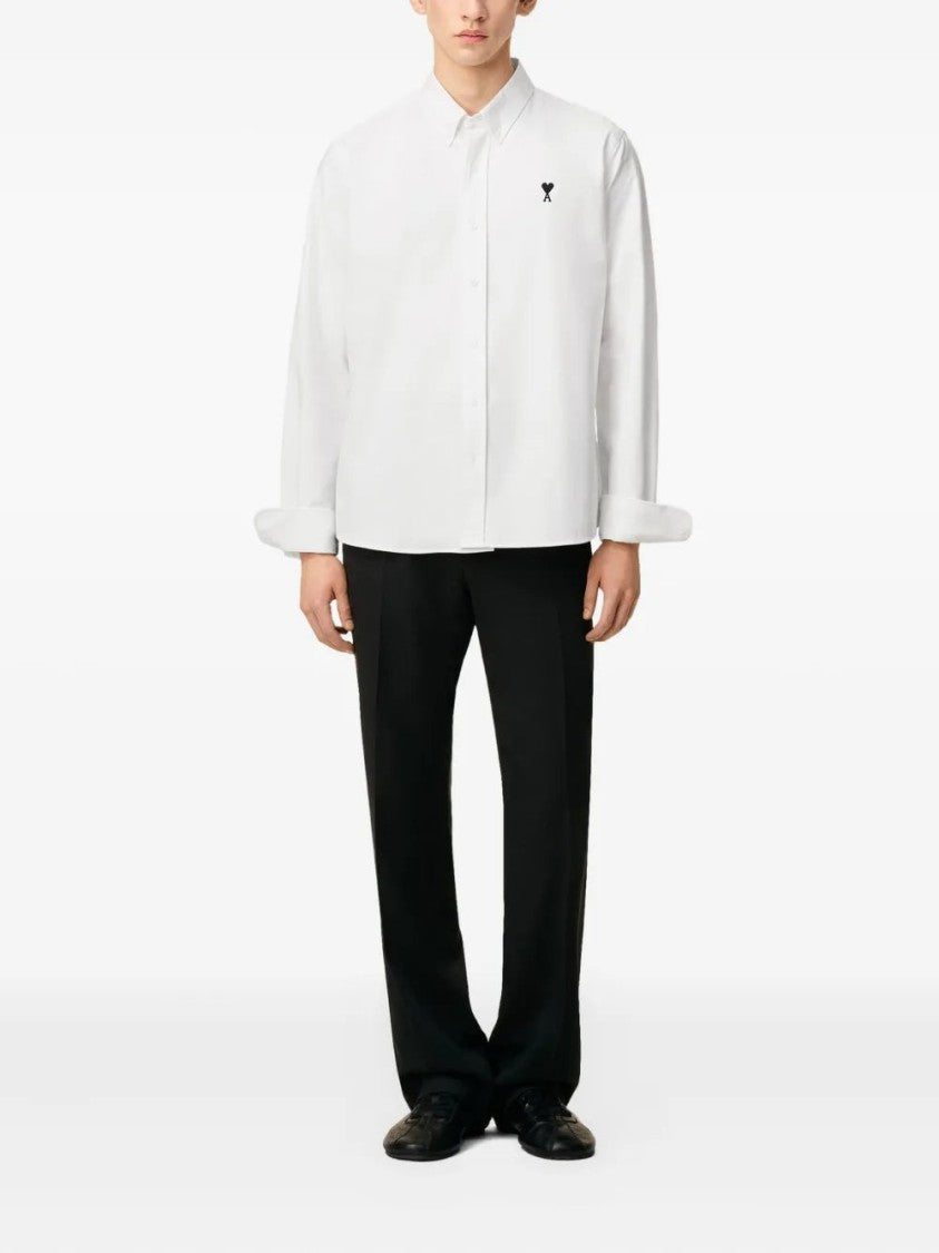 Ami White Poplin Shirt
