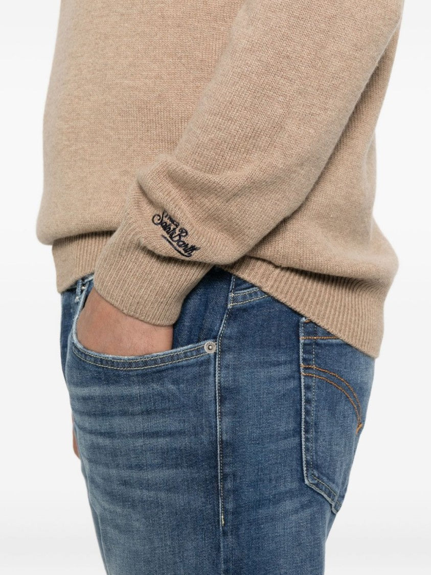 Dondup Straight-Leg Blue Jeans With Traditional Five-Pocket Styling