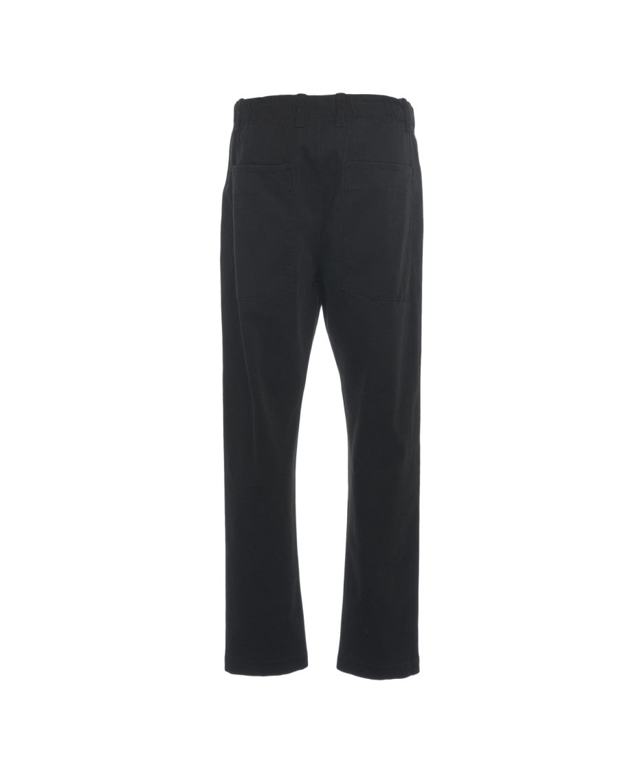 Transit Relaxed Fit Trousers With Adjustable Drawstring And Classic Pleats