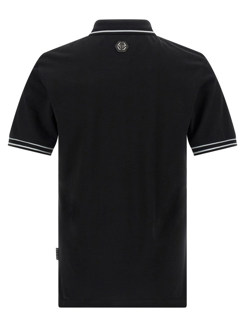 Philipp Plein Skull & Bones' Polo Shirt