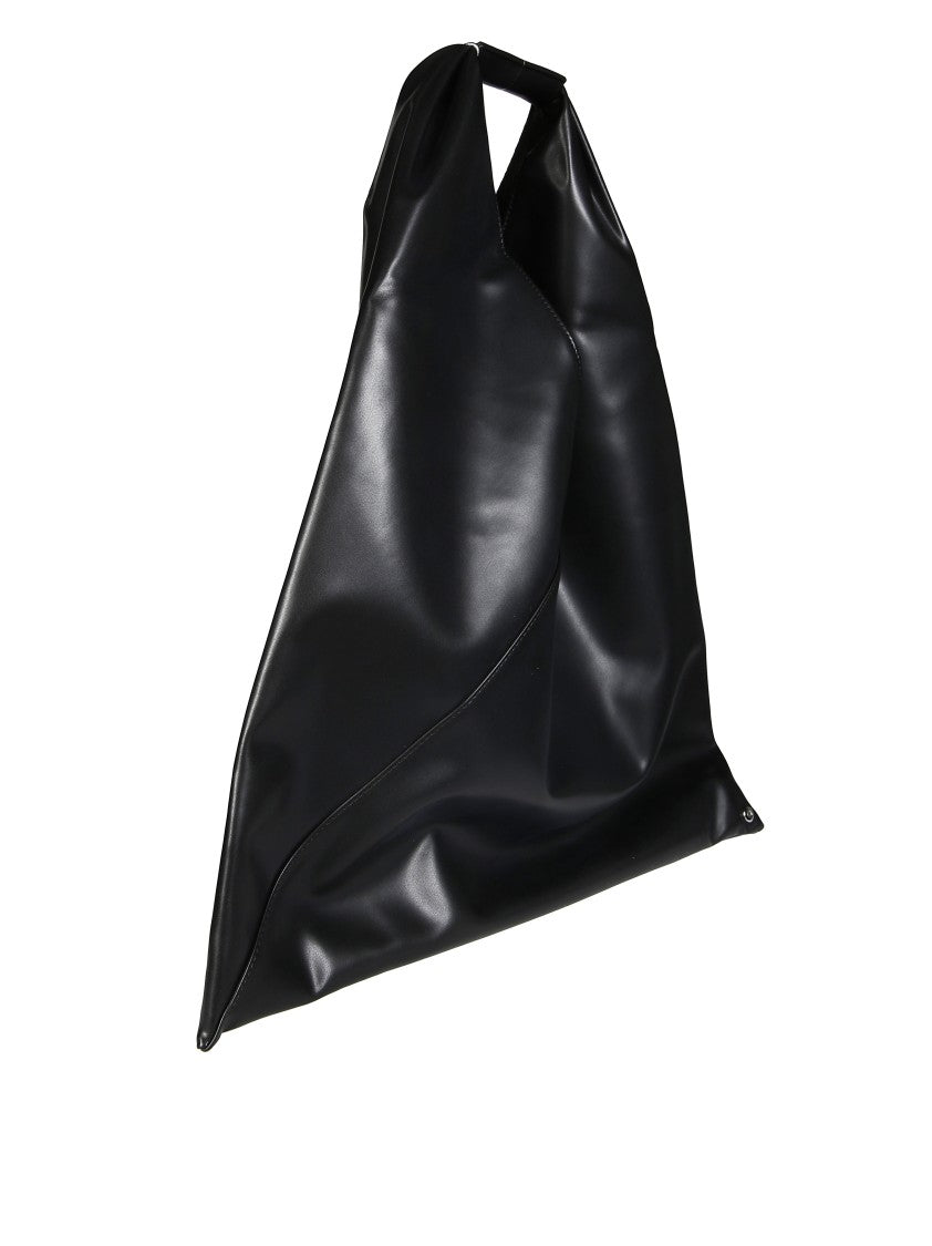 Mm6 By Maison Margiela Structured Handbag With Top Handle And Flap Closure