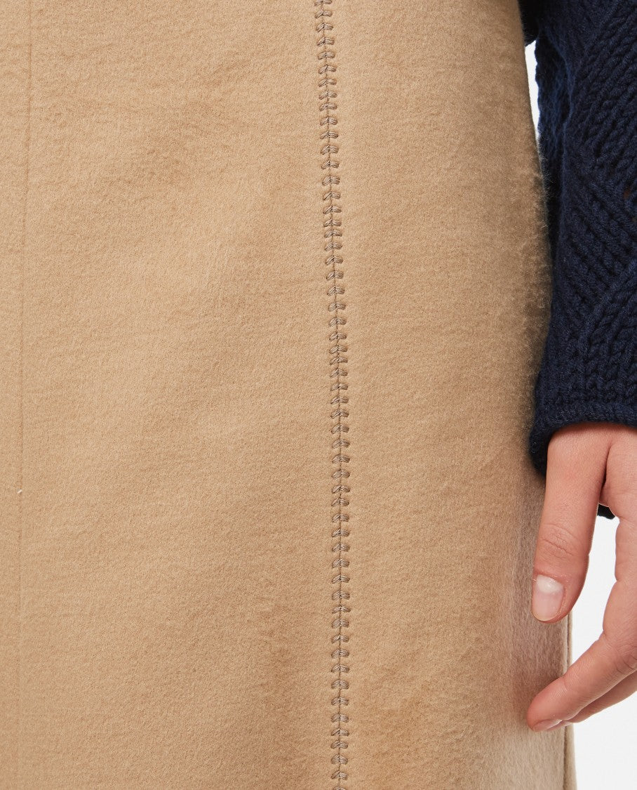 Gabriela Hearst Silk Pleated Midi Skirt