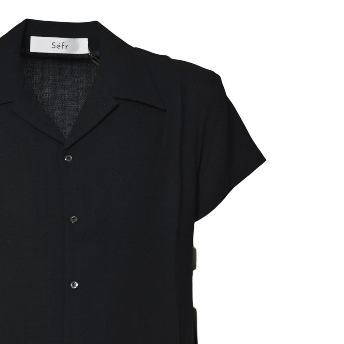 Séfr Short-Sleeved Casual Shirt With Classic Collar