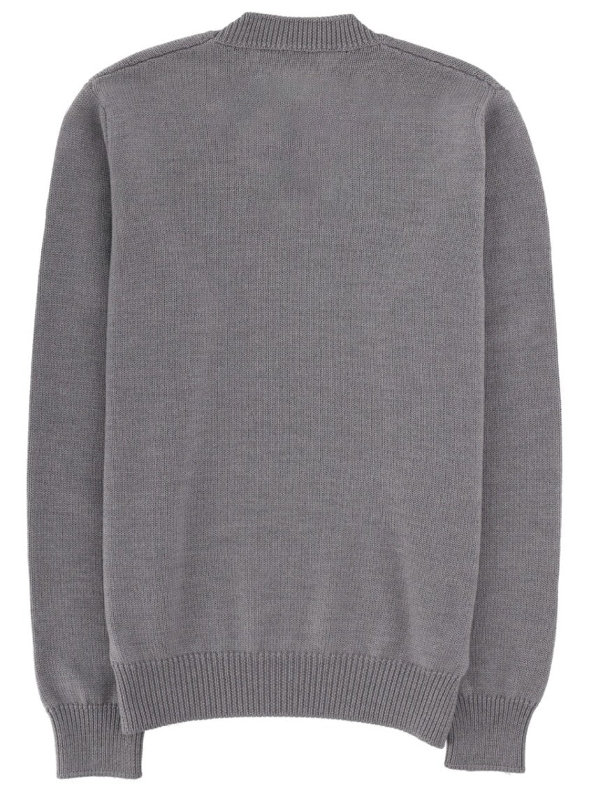 Fendi Regular Fit Virgin Wool Jersey With Subtle Logo Detail