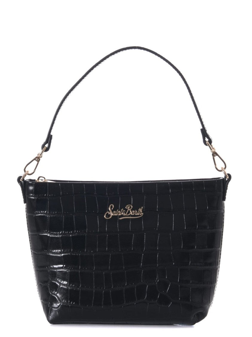 Mc2 Saint Barth Aline Bag Black Unisex Clutch