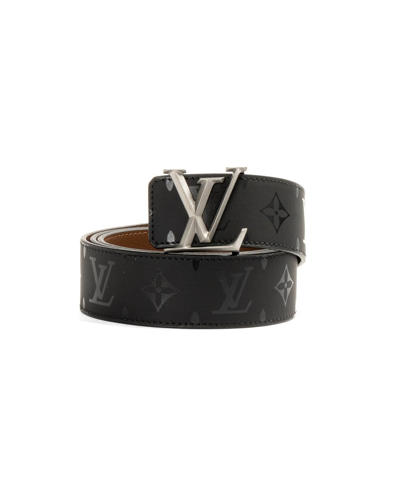 Louis Vuitton Black Monogram Illusion Reversible Pyramide Canvas Belt