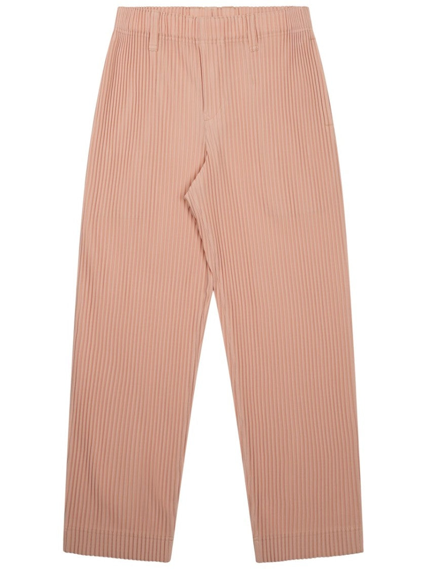 Homme Plissé Issey Miyake Wide-Leg Pleated Pants With Elastic Waistband