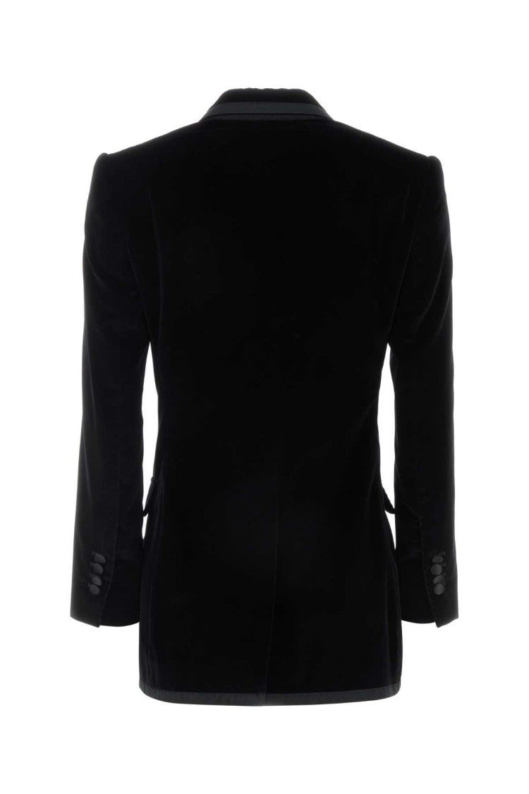Dolce & Gabbana Black Velvet Blazer