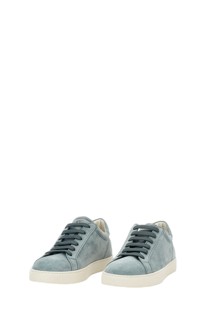 Tod's Suede Low-Top Sneakers With Minimalist Design And Textured Details