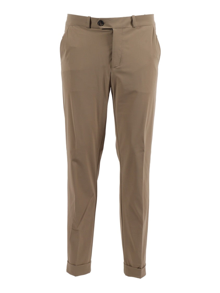 Rrd Brown Surflex Tapered Chino Pants