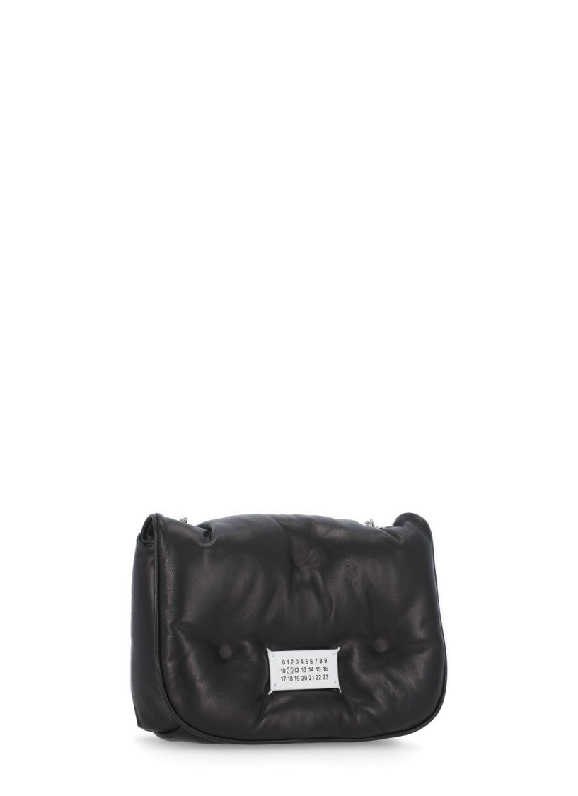 Maison Margiela Quilted Leather Shoulder Bag With Chain Strap