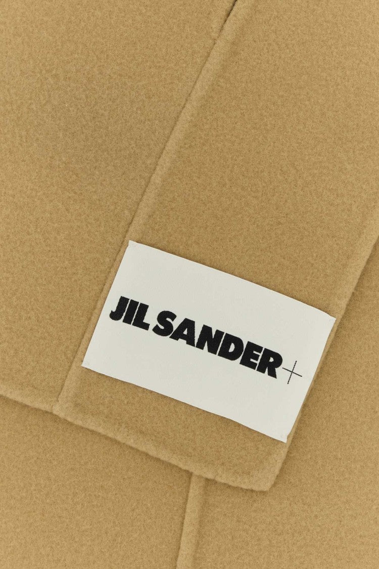 Jil Sander Camel Wool Scarf