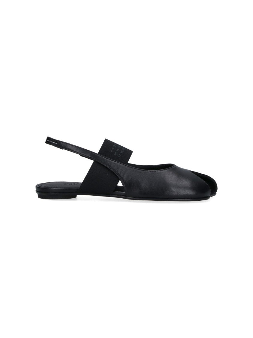 Mm6 By Maison Margiela "Tabi" Open-Toe Sandals – Black