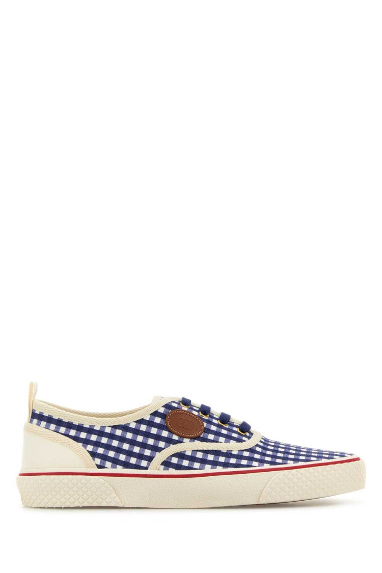 Valentino Garavani Printed Canvas Nojoke Sneakers