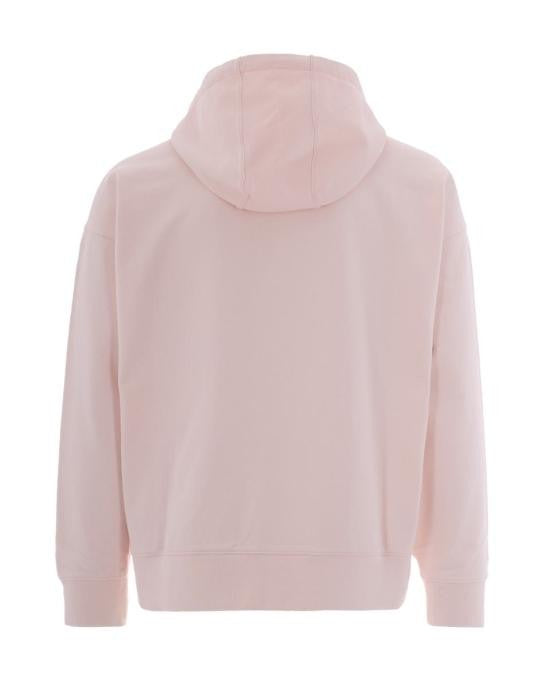 Maison Kitsuné Oversized Hoodie Jacket With Adjustable Drawstring And Embroidered Detail