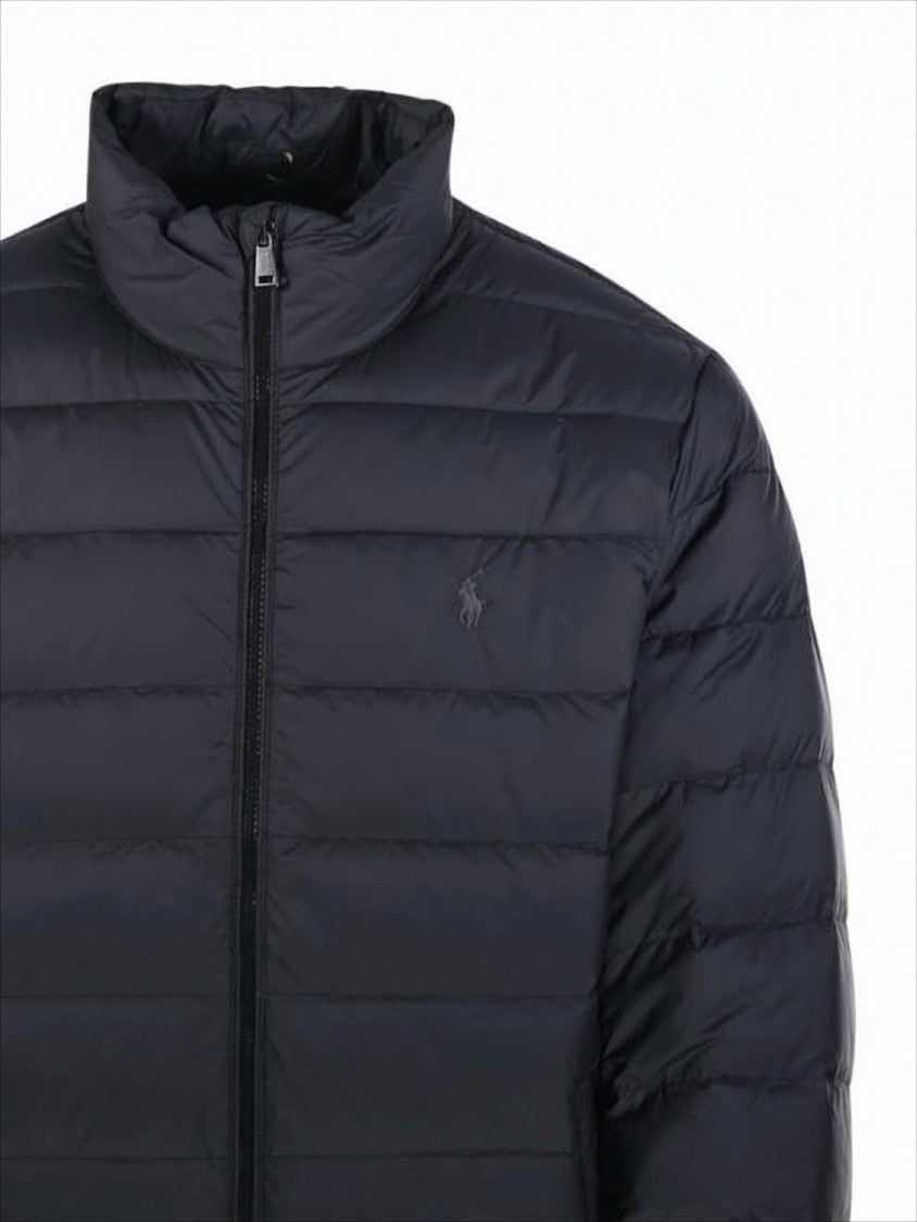 Polo Ralph Lauren Horizontal Quilted Black Padded Jacket