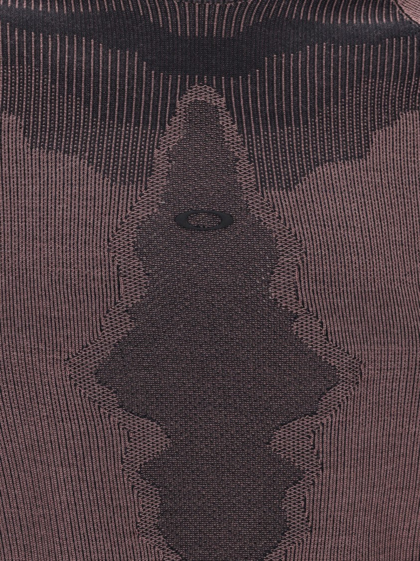 Oakley Brown Latitude Veil Wool-Blend Crewneck Technical Sweater