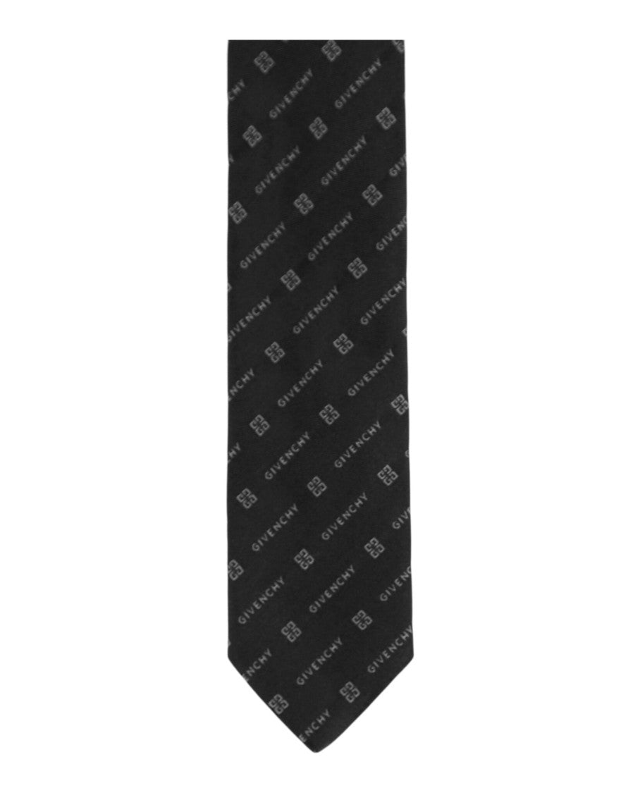 Givenchy Diagonal Logo Silk Tie