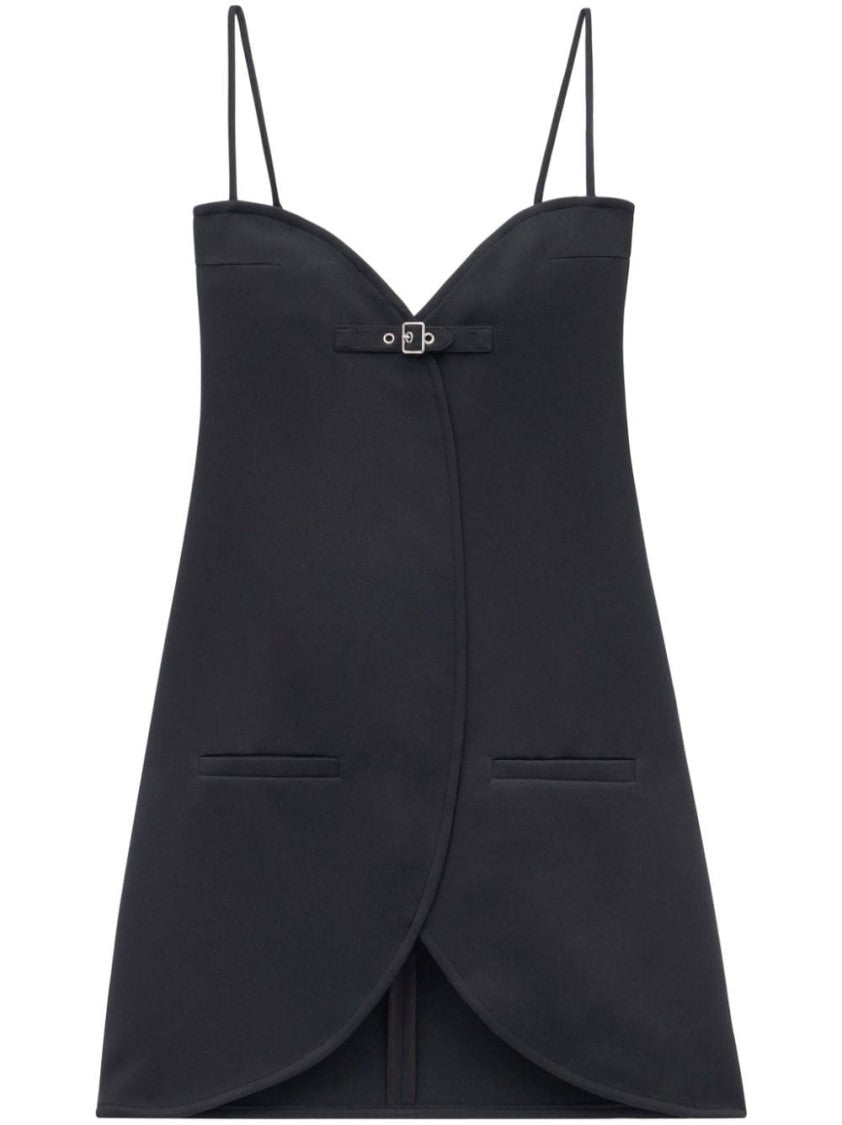 Courrèges Above-Knee Twill Weave Dress
