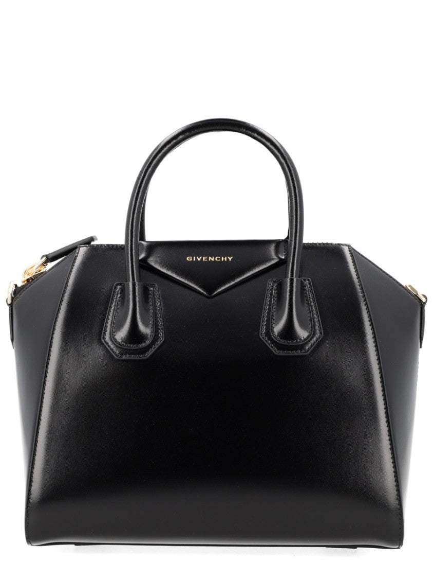 Givenchy Antigona Small Trapezoidal Calf Shoulder Bag